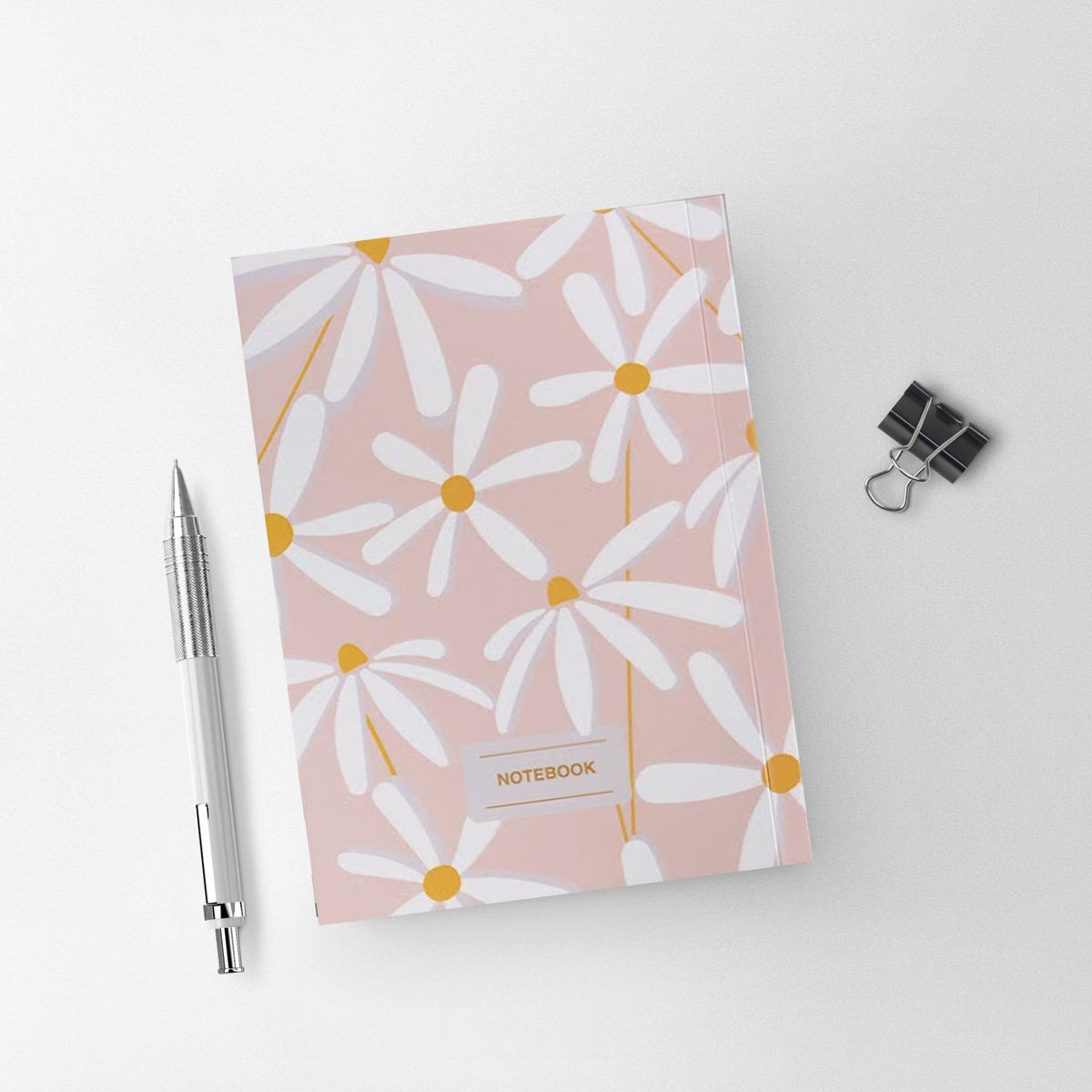 A5 Soft Notebook - Daisies - ShapeMixer