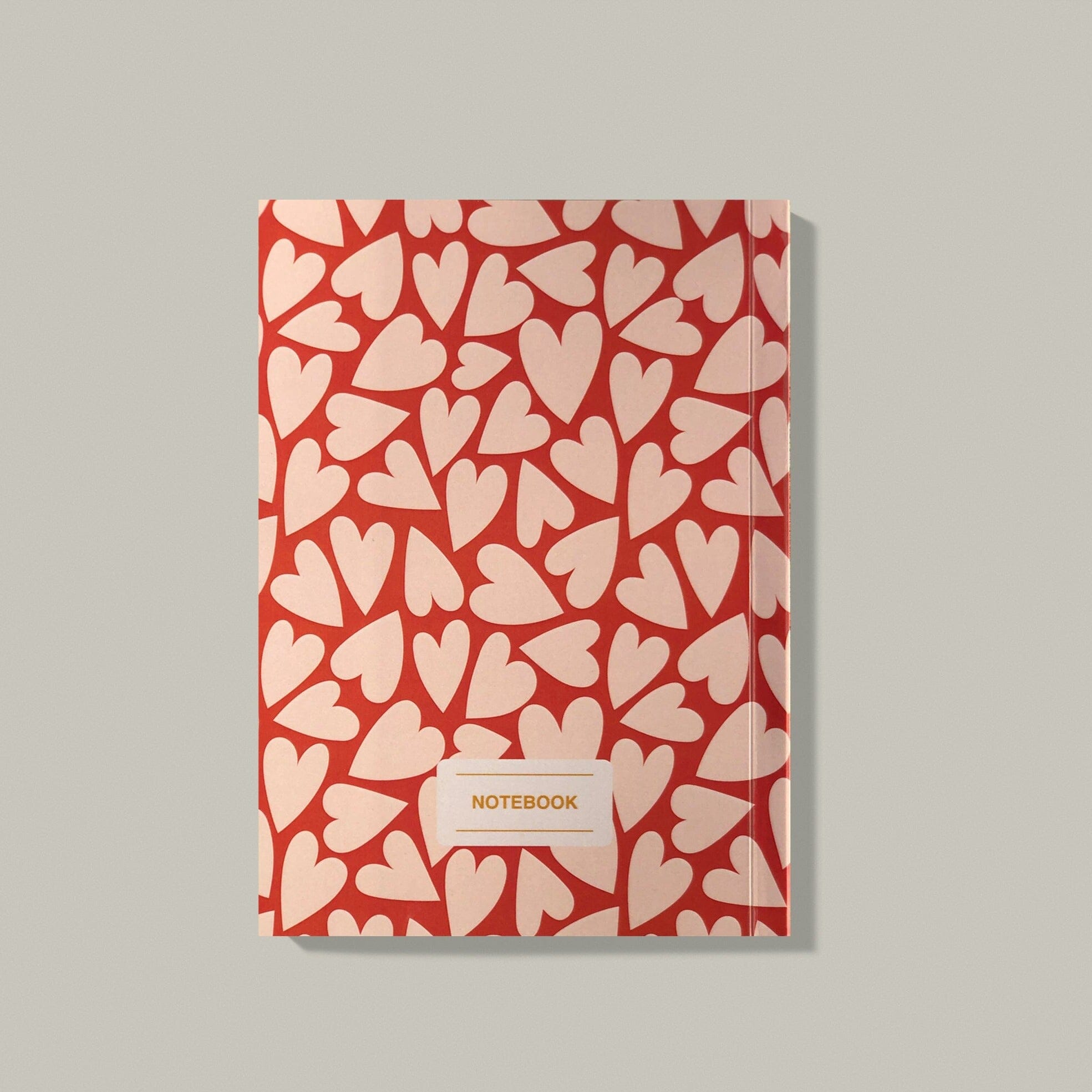 A5 Soft Notebook - Hearts - ShapeMixer