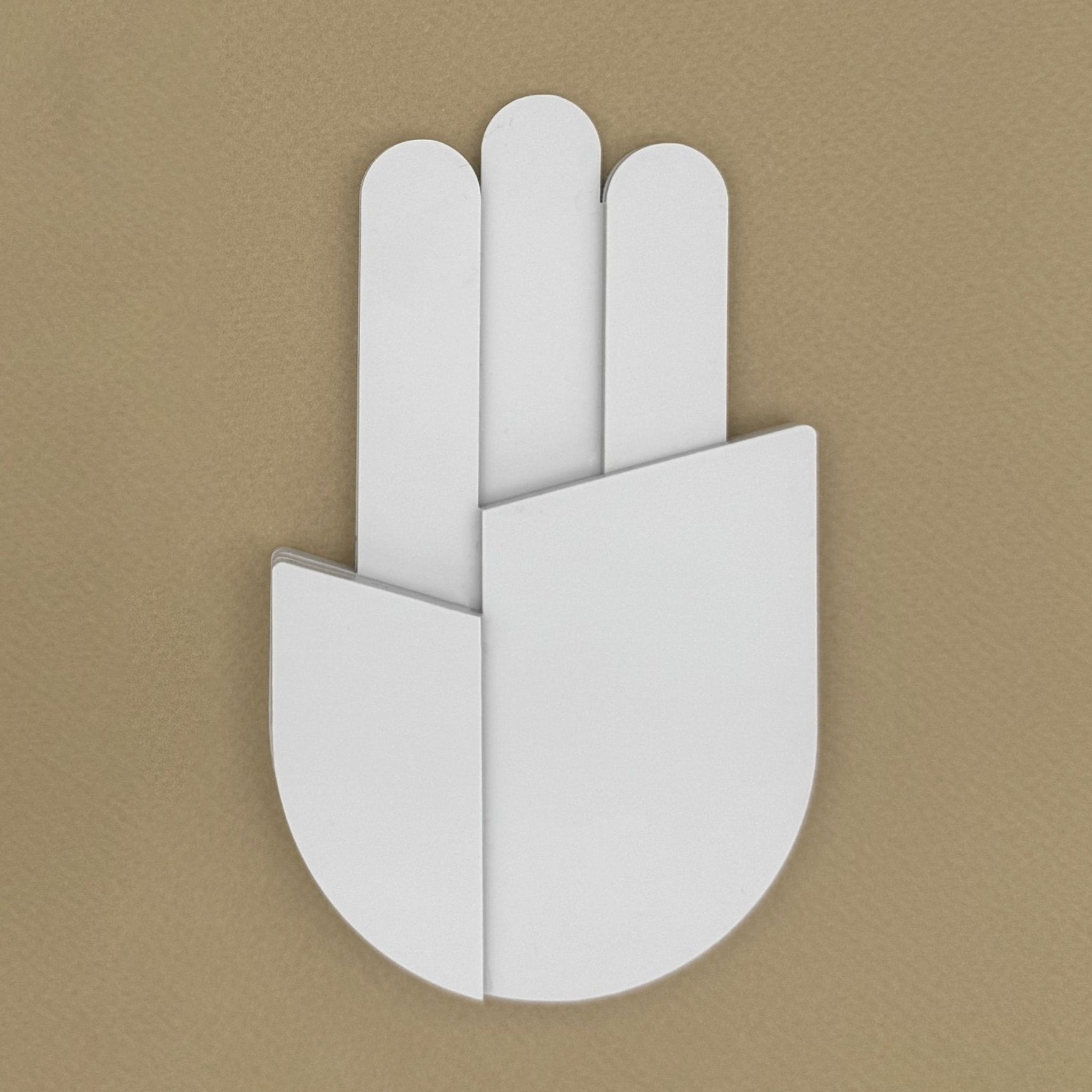 סמלי ברכה לתלייה על הקיר - דגם חמסה - ShapeMixer